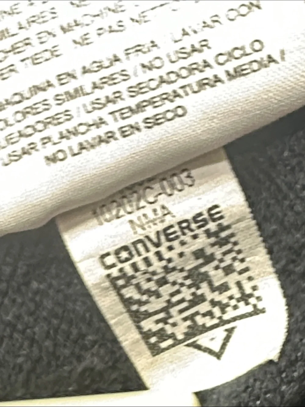 Converse all star chuck taylor  Men's Heather Gray Crewneck Sweatshirt US small